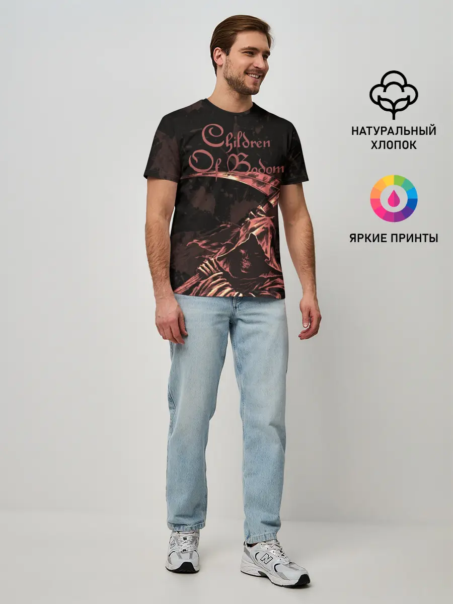 Мужская базовая футболка / Children of Bodom | Reaper