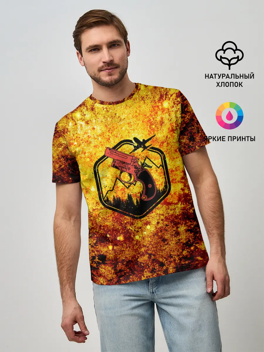 Мужская базовая футболка / АИР ДРОП | ПАБГ