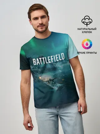 Мужская базовая футболка / BATTLEFIELD