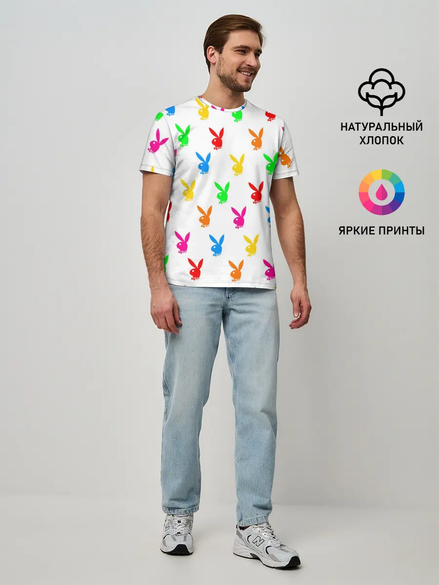 Мужская базовая футболка / PLAYBOY | ПЛЕЙБОЙ