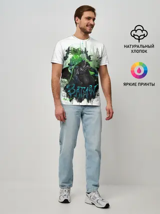 Мужская базовая футболка / Batman: Arkham Knight