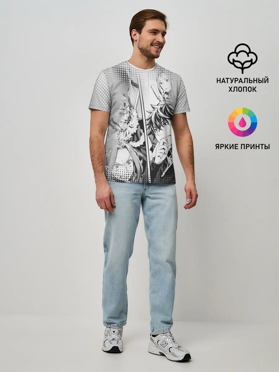 Мужская базовая футболка / The Rising of the Shield Hero