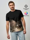 Мужская базовая футболка / Disintegrating Cat
