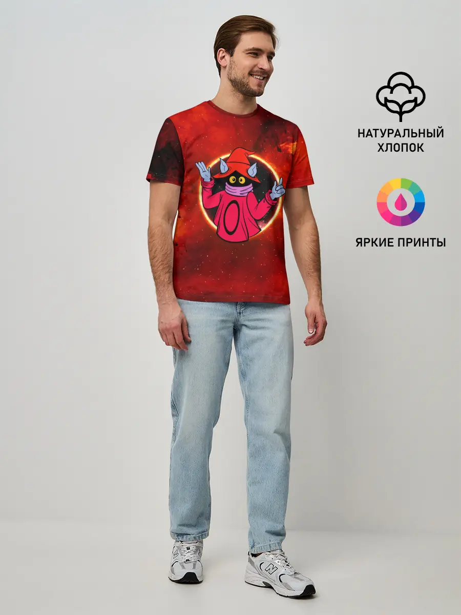 Мужская базовая футболка / COSMO ORKO | ВОЛШЕБНИК ОРКО