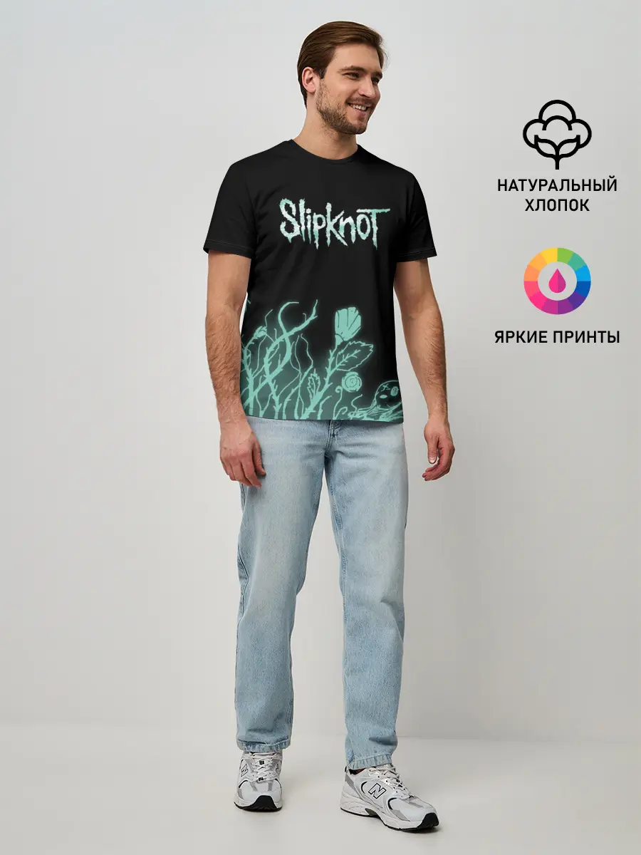 Мужская базовая футболка / Slipknot