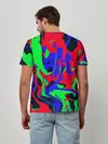 Мужская базовая футболка / Абстрактные краски