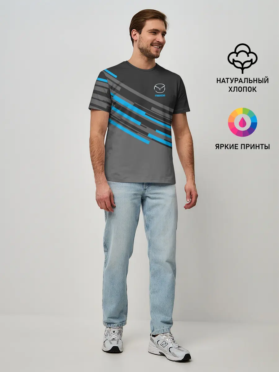 Мужская базовая футболка / MAZDA SPORT