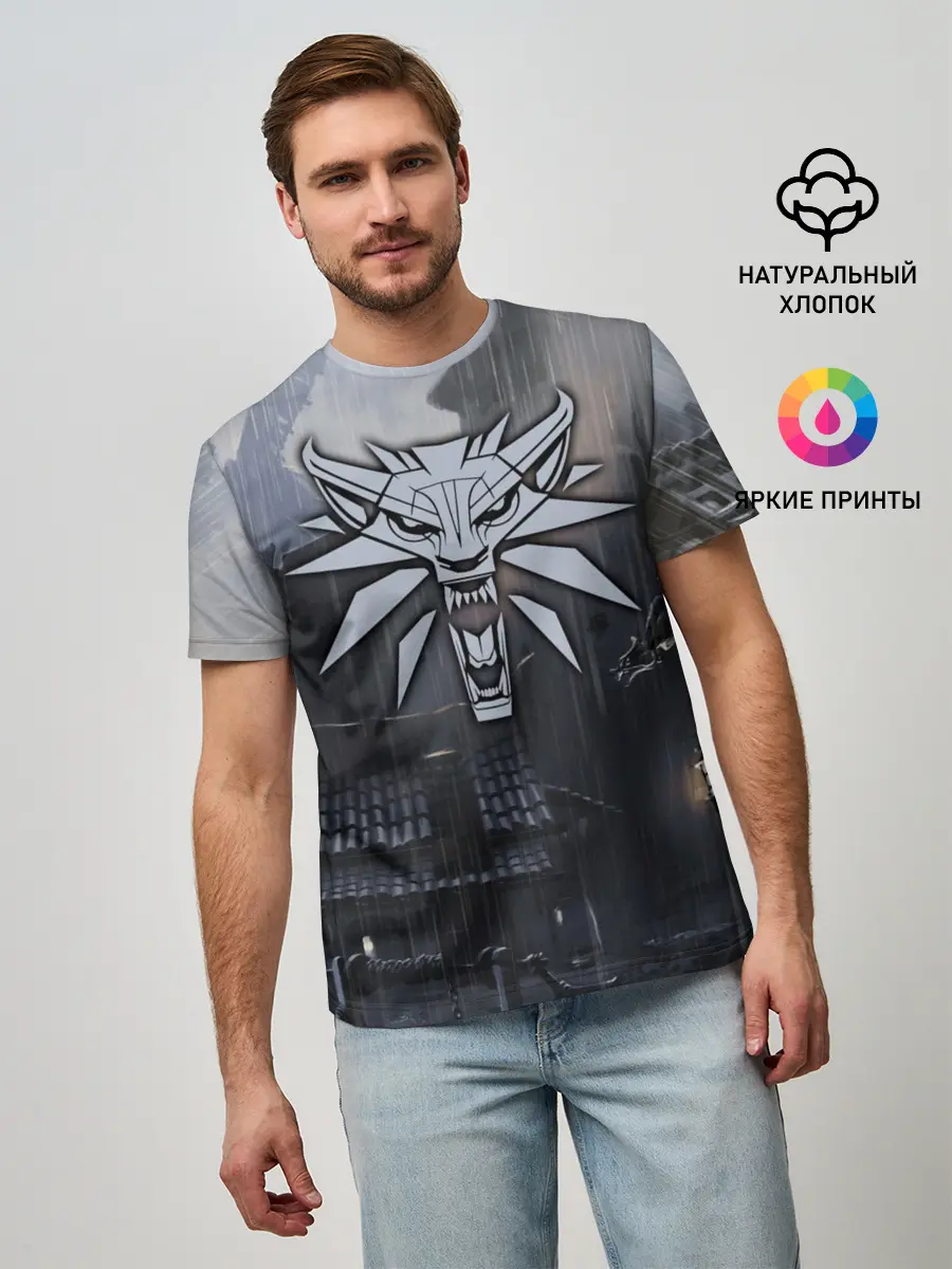 Мужская базовая футболка / The Witcher 3: Wild Hunt