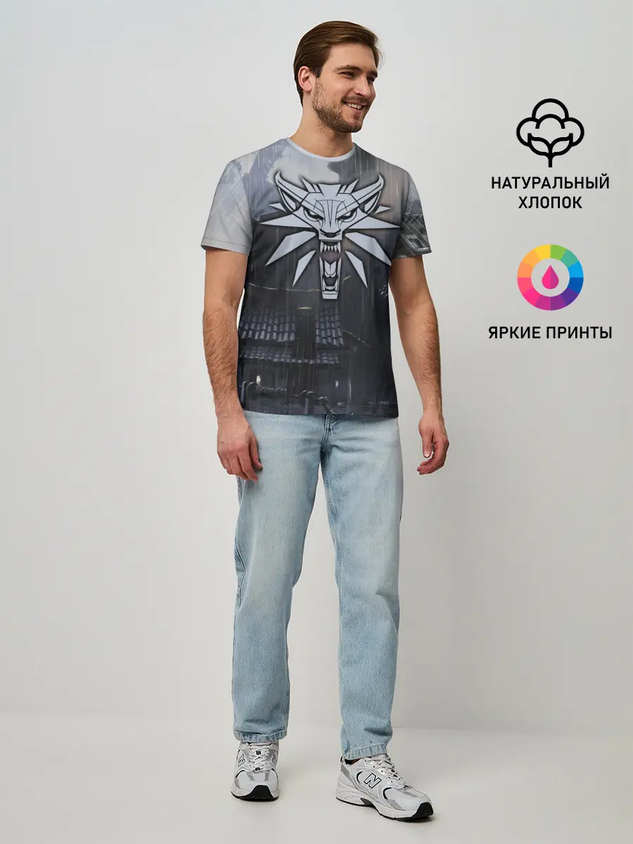 Мужская базовая футболка / The Witcher 3: Wild Hunt