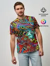 Мужская базовая футболка / Психоделика