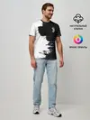 Мужская базовая футболка / Juventus uniform black 2018