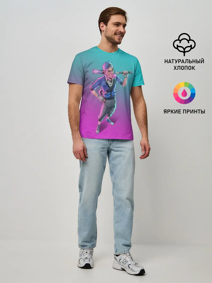 Мужская базовая футболка / Будь как разведчик