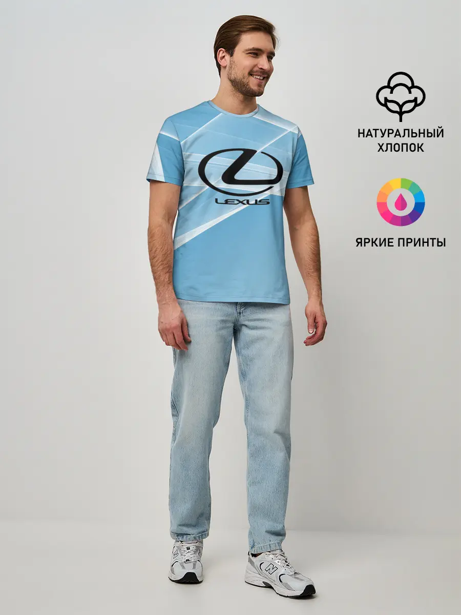 Мужская базовая футболка / lexus