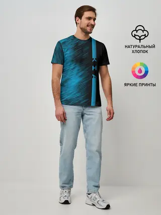 Мужская базовая футболка / Kia