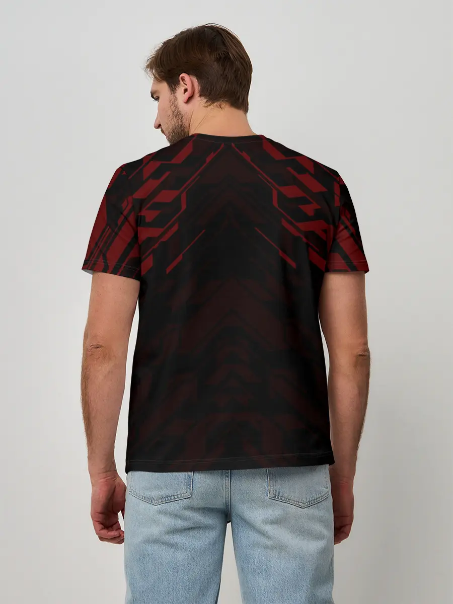 Мужская базовая футболка / DEMON | CYBERPUNK 2077 | КИБЕРПАНК