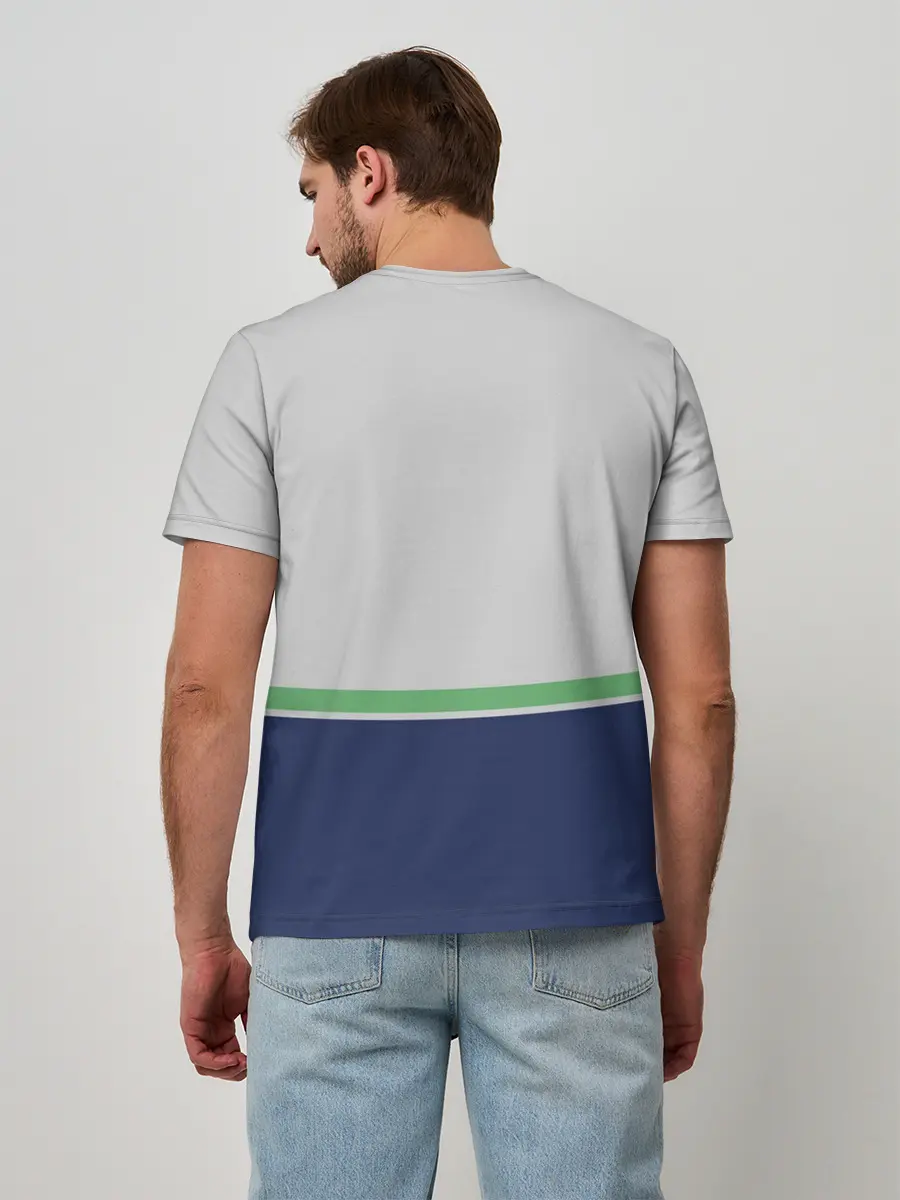 Мужская базовая футболка / Ride the wave