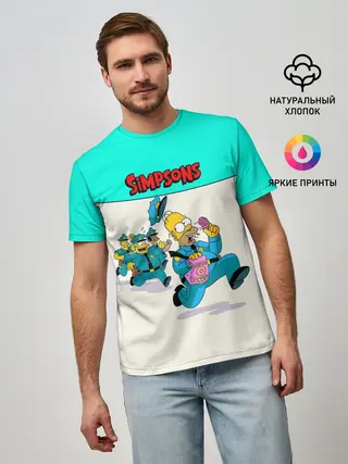 Мужская базовая футболка / Эпичная Погоня