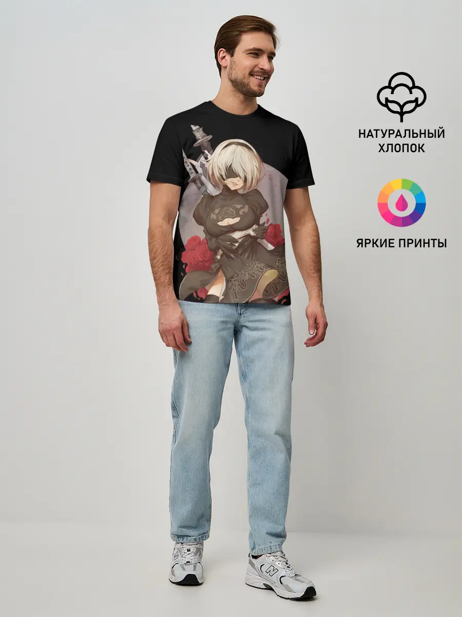 Мужская базовая футболка / Nier: Automata