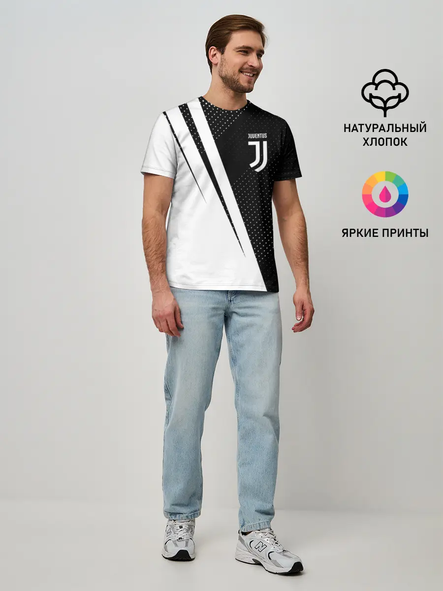 Мужская базовая футболка / JUVENTUS / ЮВЕНТУС