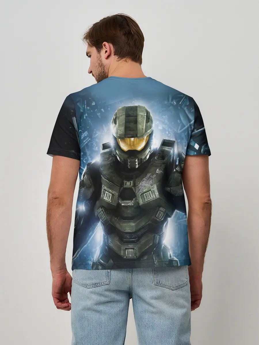 Мужская базовая футболка / Halo