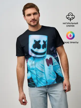 Мужская базовая футболка / MARSHMELLO