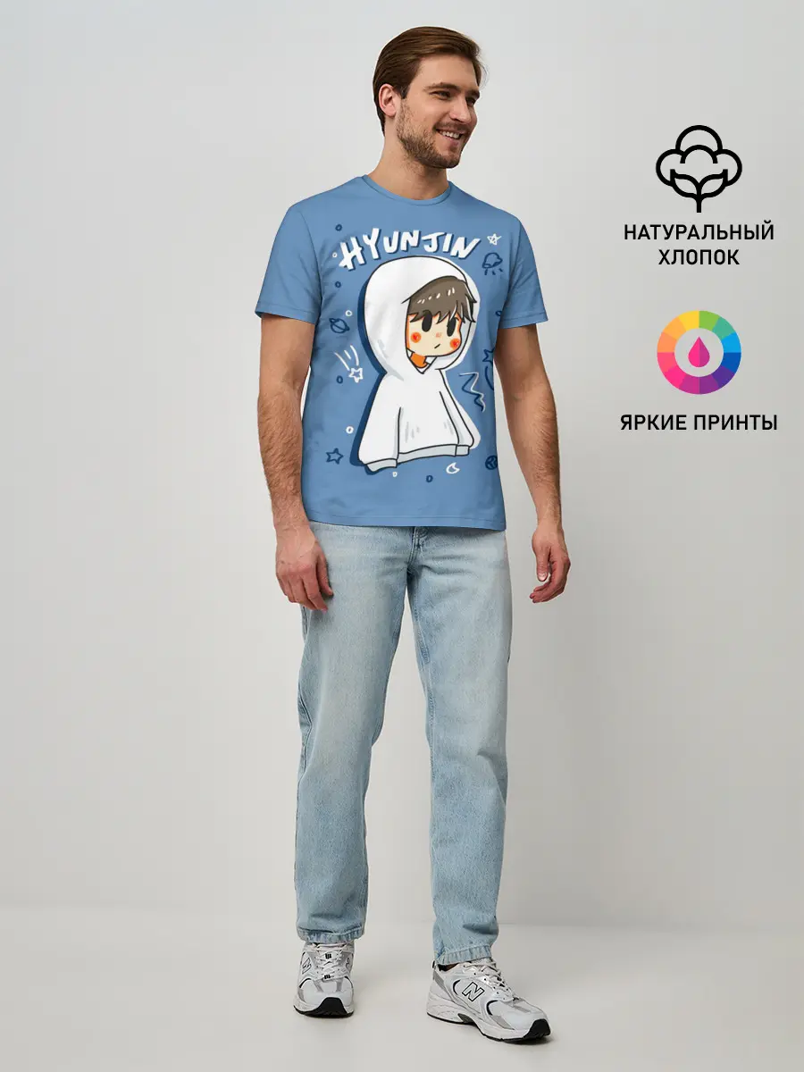 Мужская базовая футболка / Hyunjin