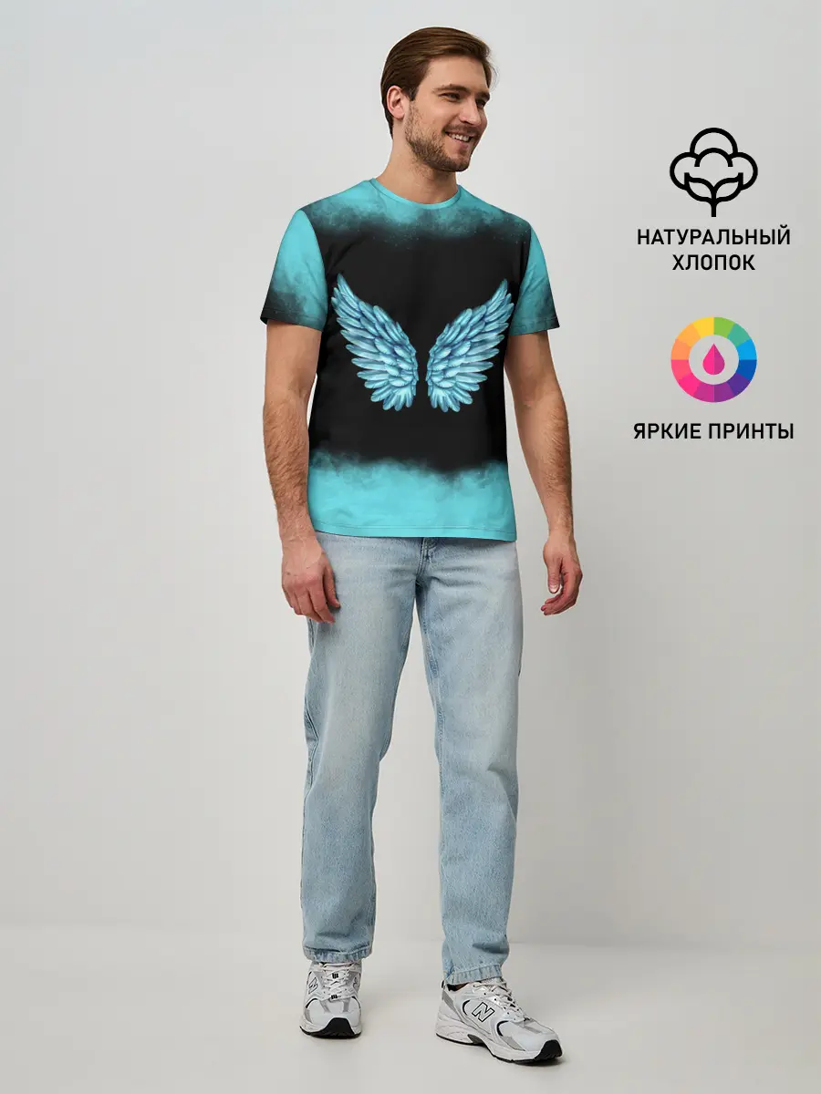 Мужская базовая футболка / Крылья Ангела