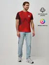 Мужская базовая футболка / Mazda car sport RED