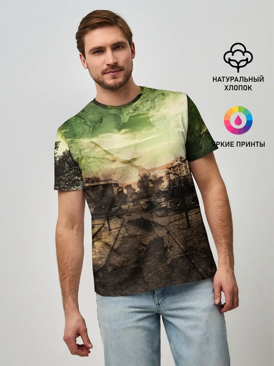 Мужская базовая футболка / STALKER