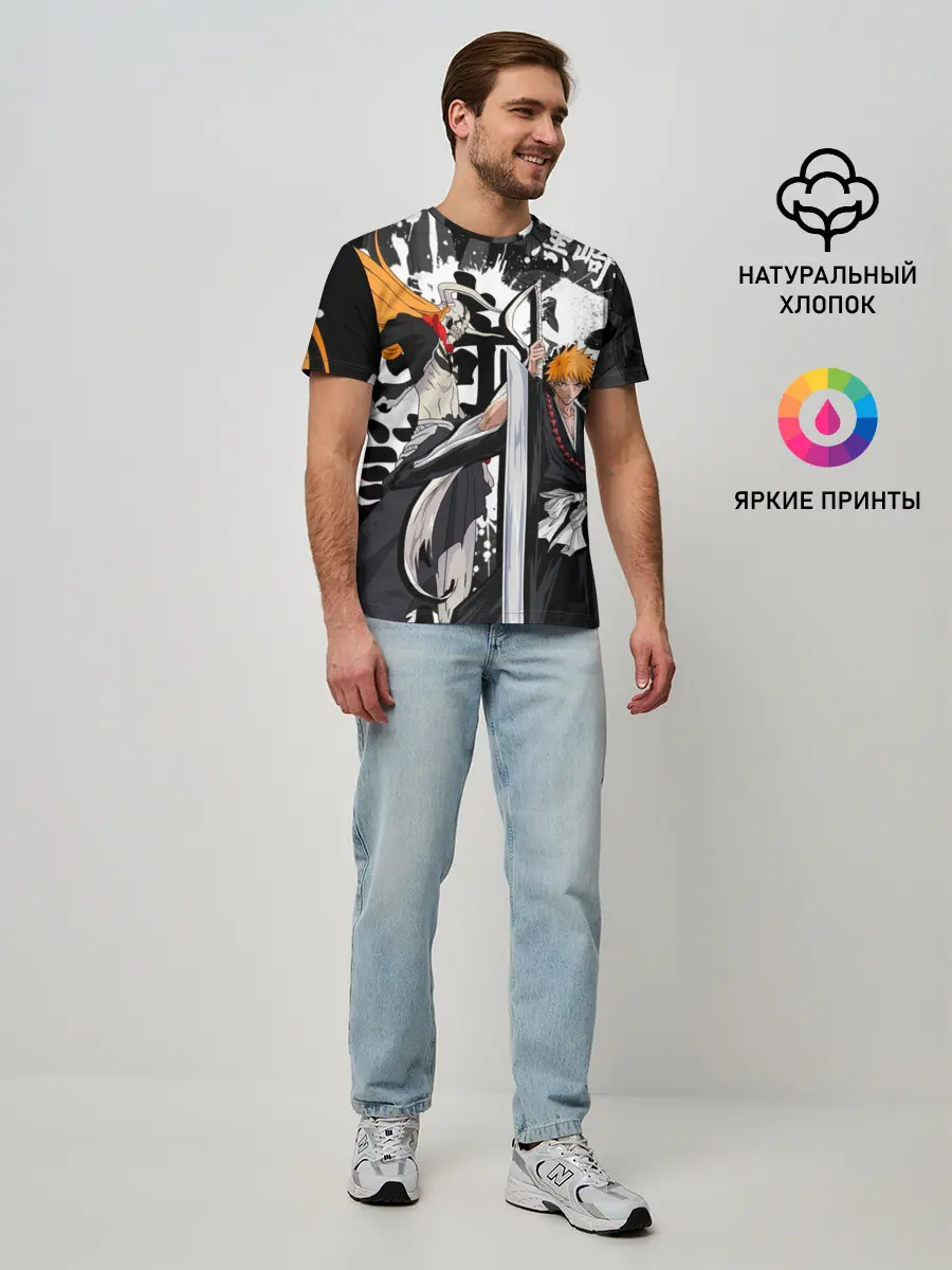 Мужская базовая футболка / Bleach
