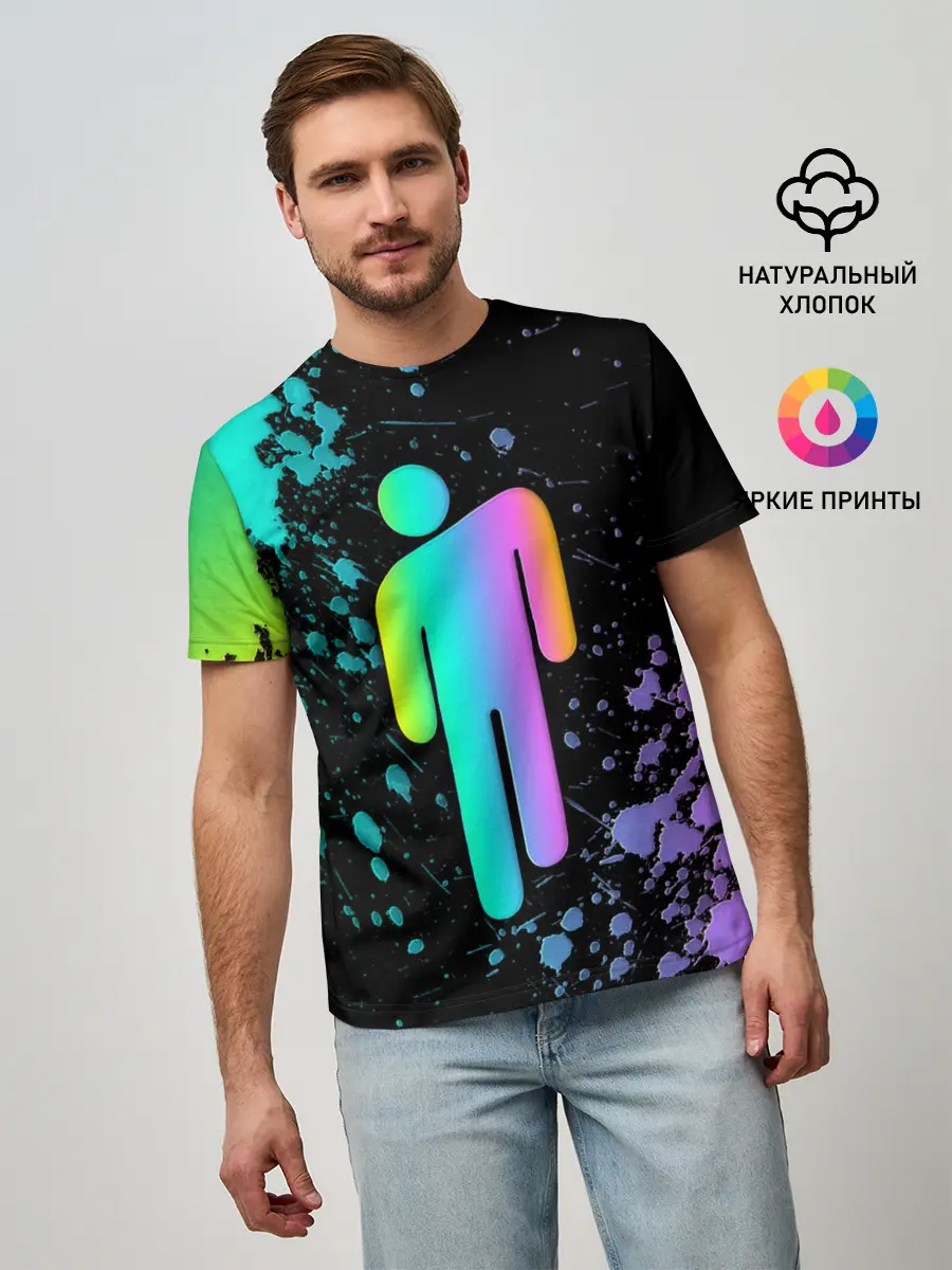 Мужская базовая футболка / BILLIE EILISH