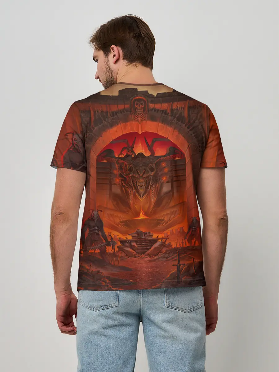 Мужская базовая футболка / DOOM | ДУМ