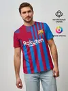 Мужская базовая футболка / Ансу Фати Барселона 2021/2022