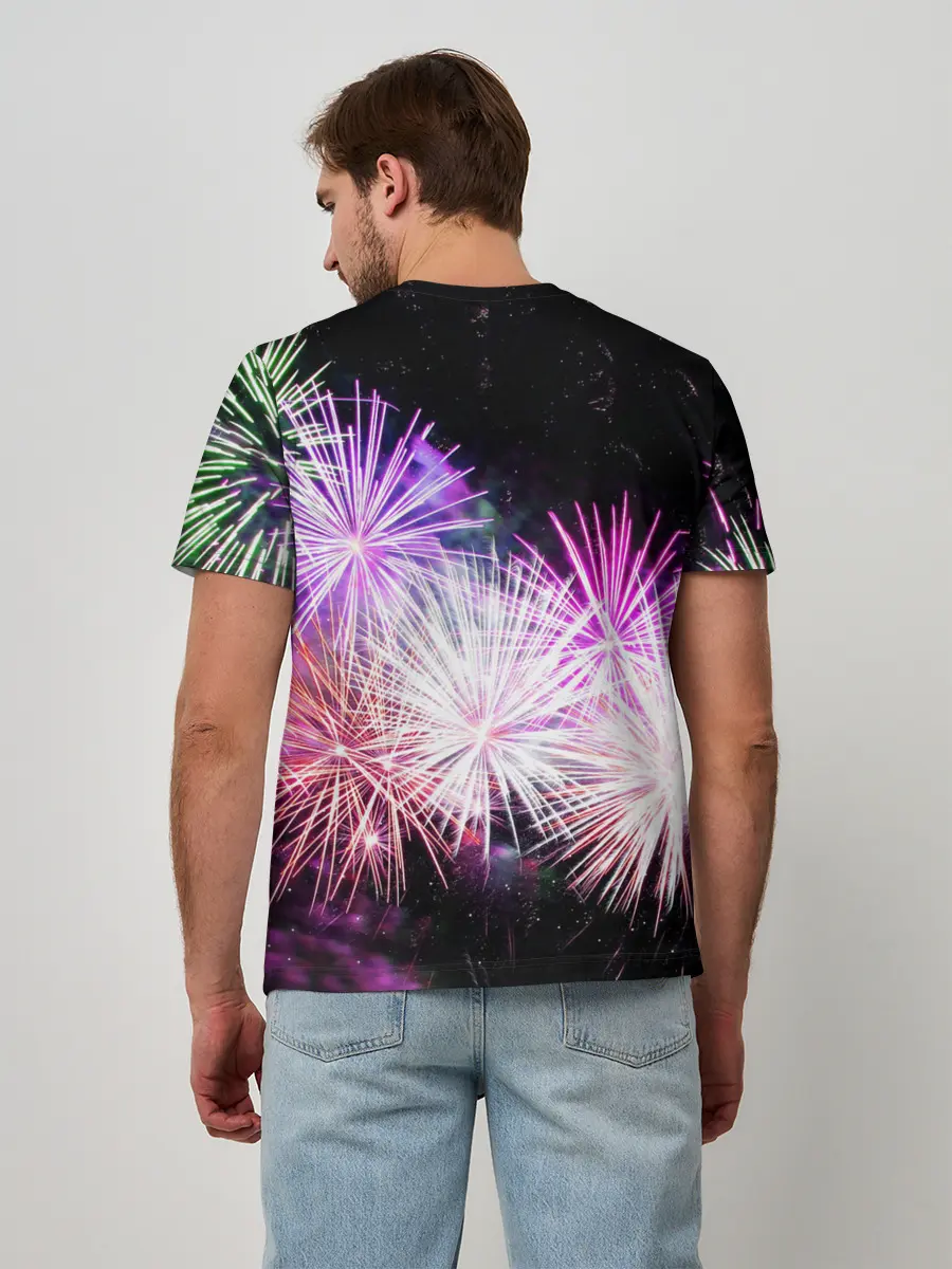 Мужская базовая футболка / Салют