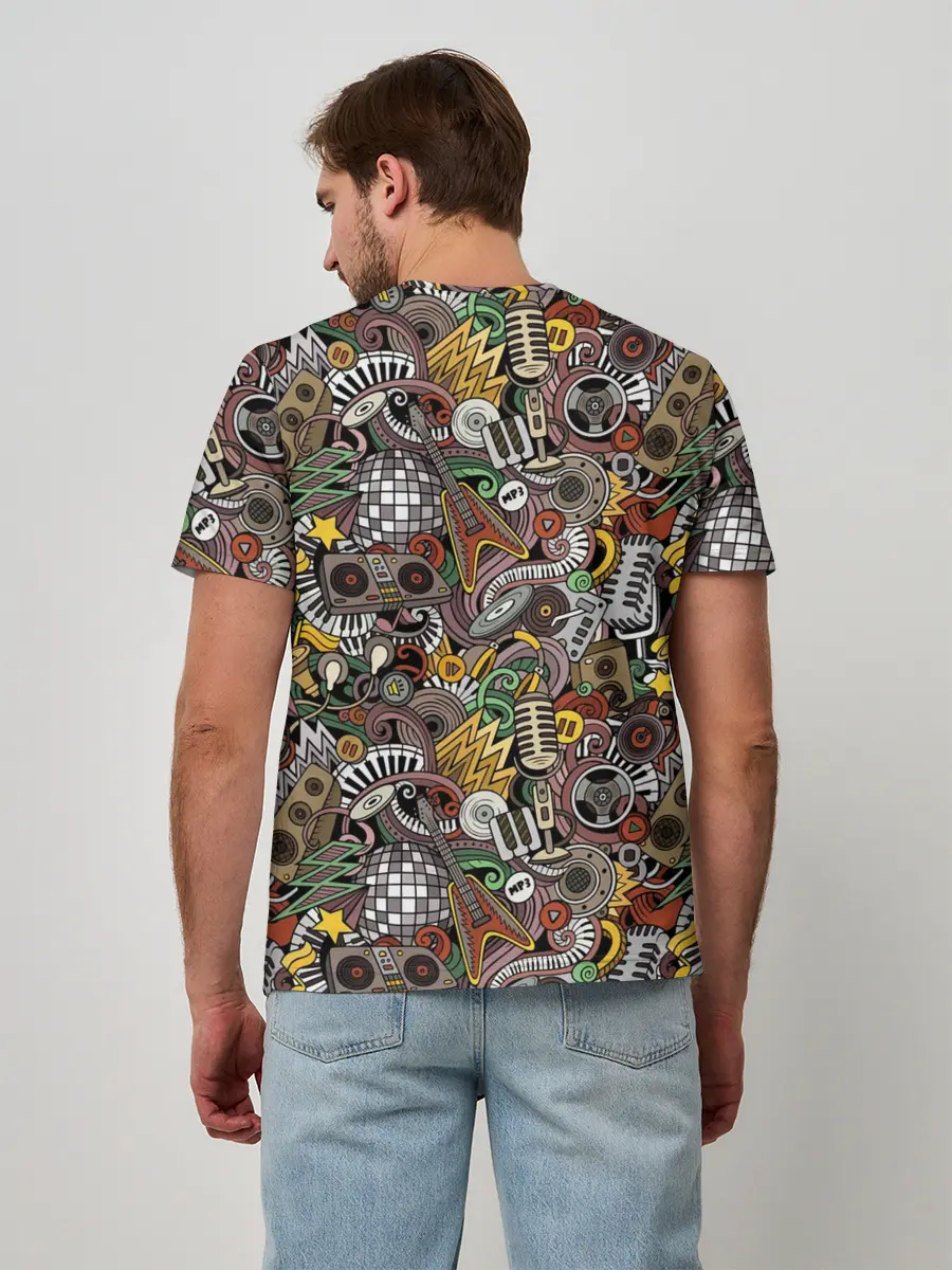 Мужская базовая футболка / Музыка