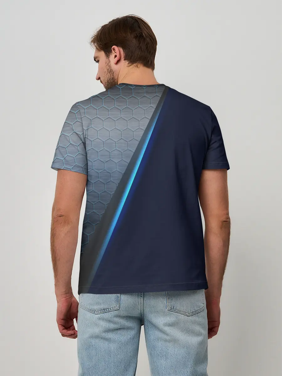 Мужская базовая футболка / ROCKET LEAGUE.