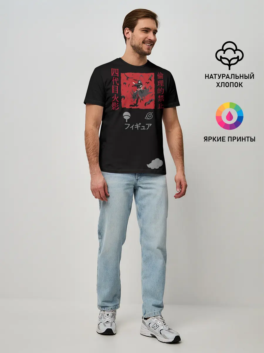 Мужская базовая футболка / Аниме Итачи