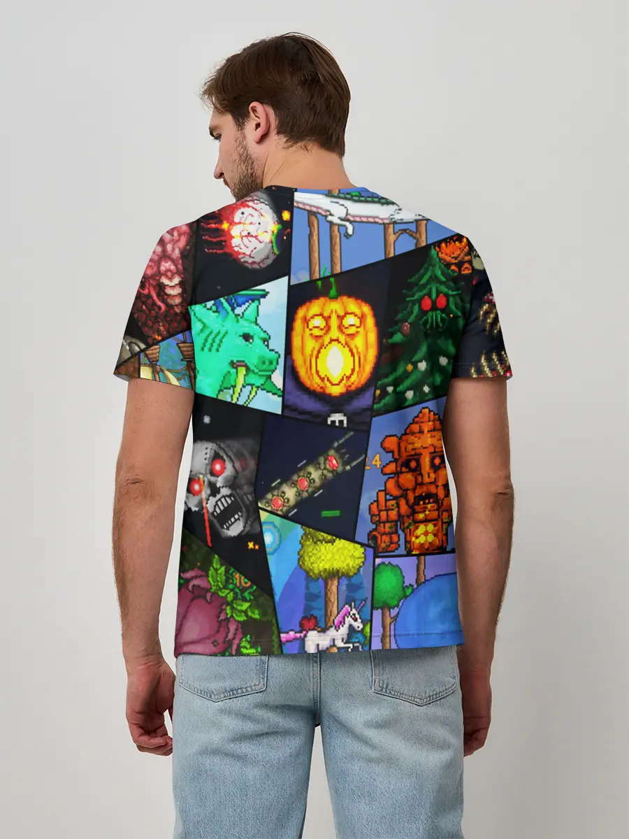 Мужская базовая футболка / Terraria allpic