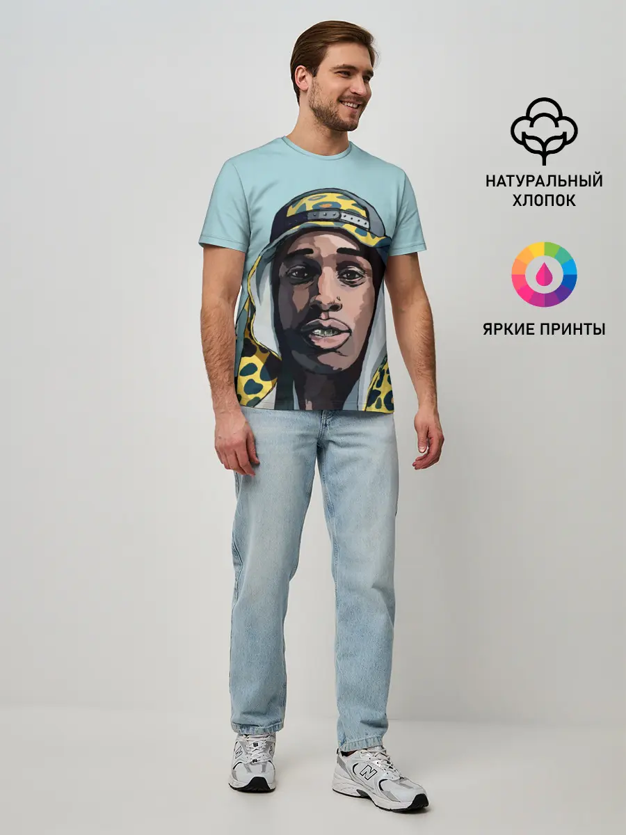 Мужская базовая футболка / ASAP Rocky