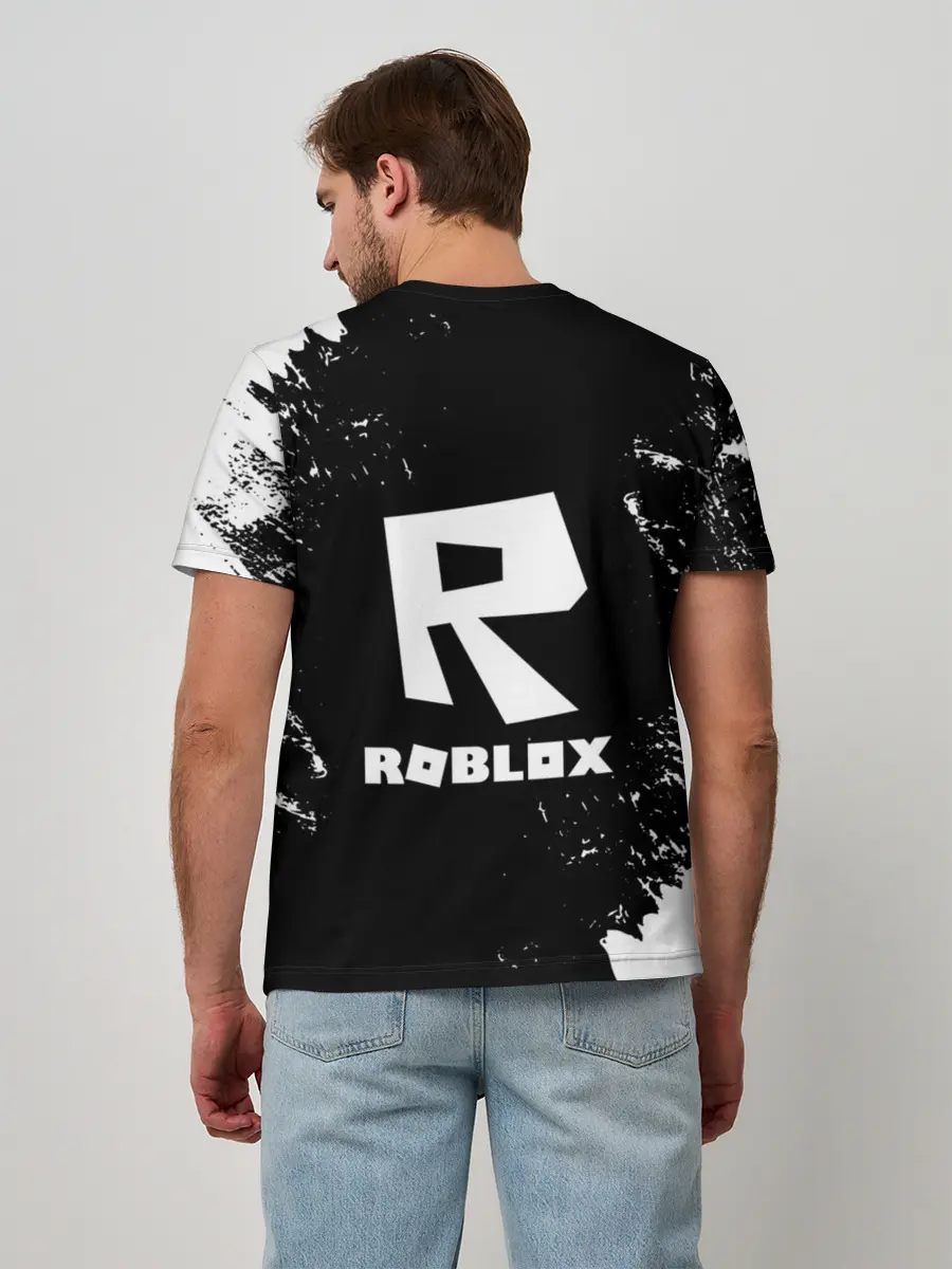 Мужская базовая футболка / ROBLOX | РОБЛОКС | LOGO