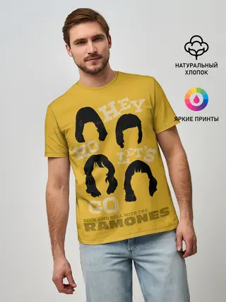 Мужская базовая футболка / Hey Ho Lets Gog