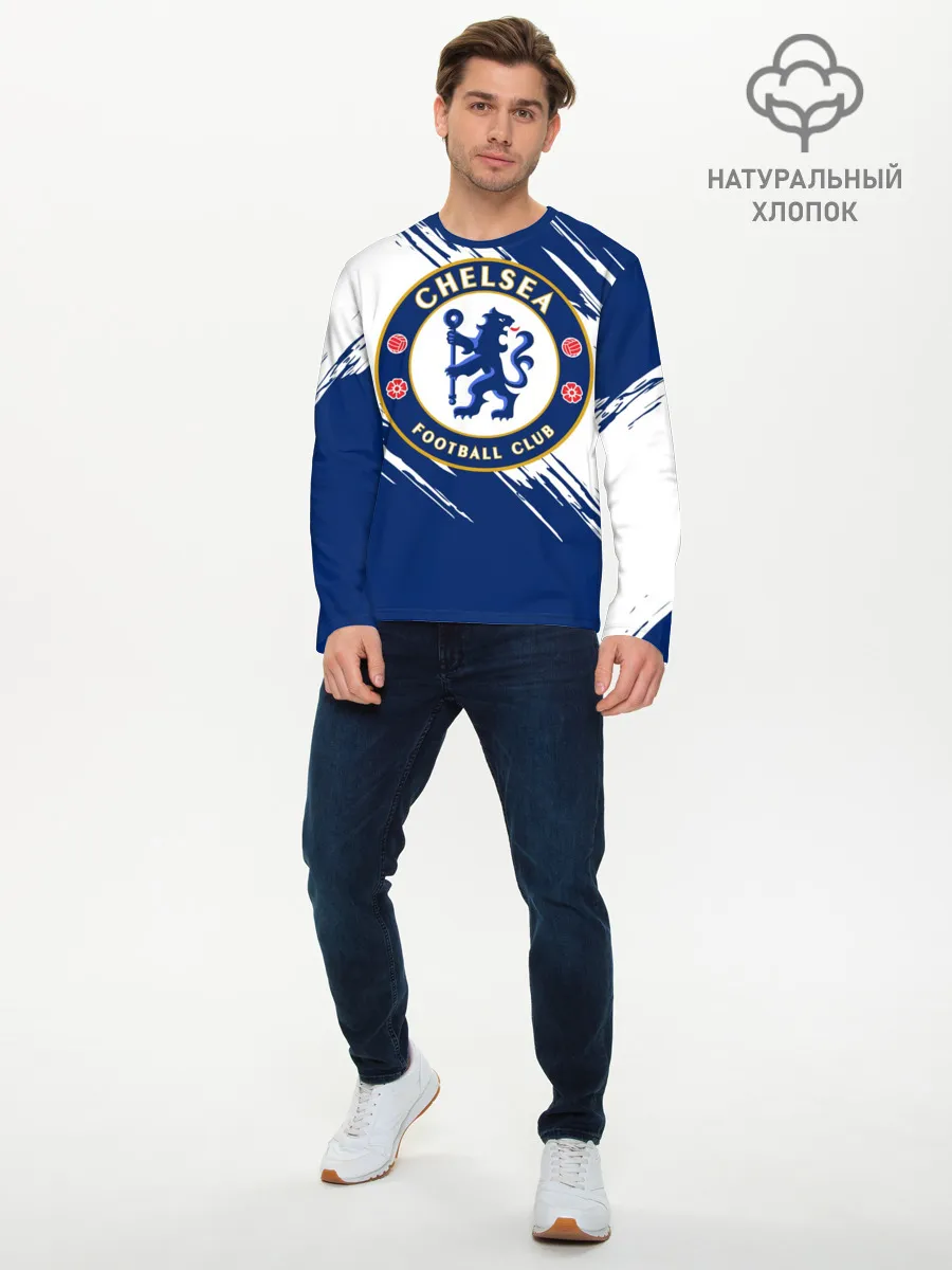 Мужской лонгслив базовый / Челси