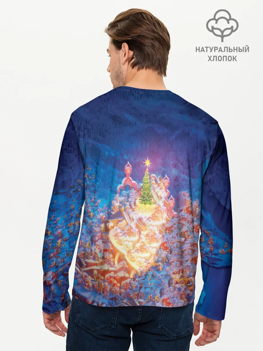 Мужской лонгслив базовый / Dr. Seuss The Grinch