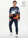 Мужской лонгслив базовый / BATTLEFIELD