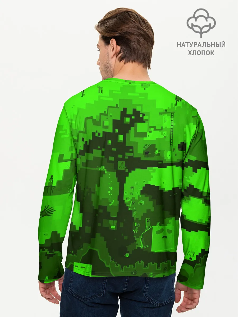 Мужской лонгслив базовый / Minecraft