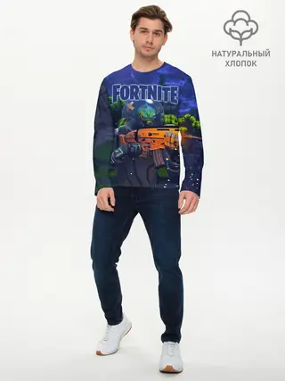 Мужской лонгслив базовый / Fortnite