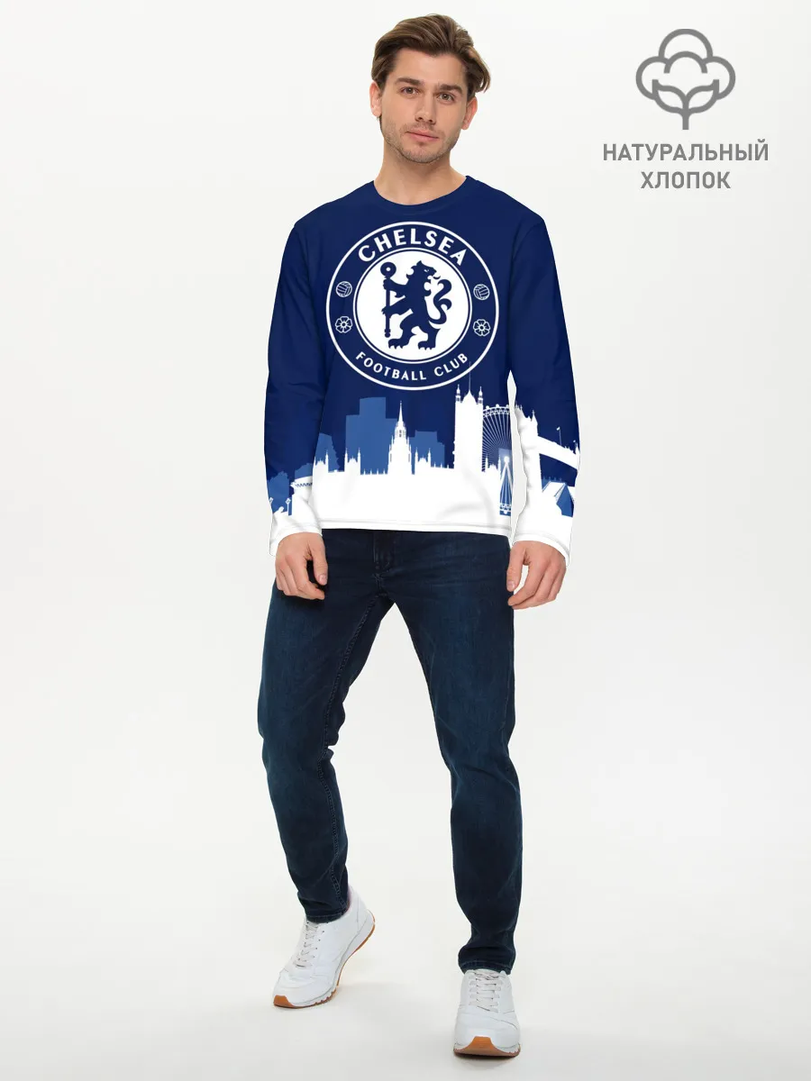 Мужской лонгслив базовый / Челси