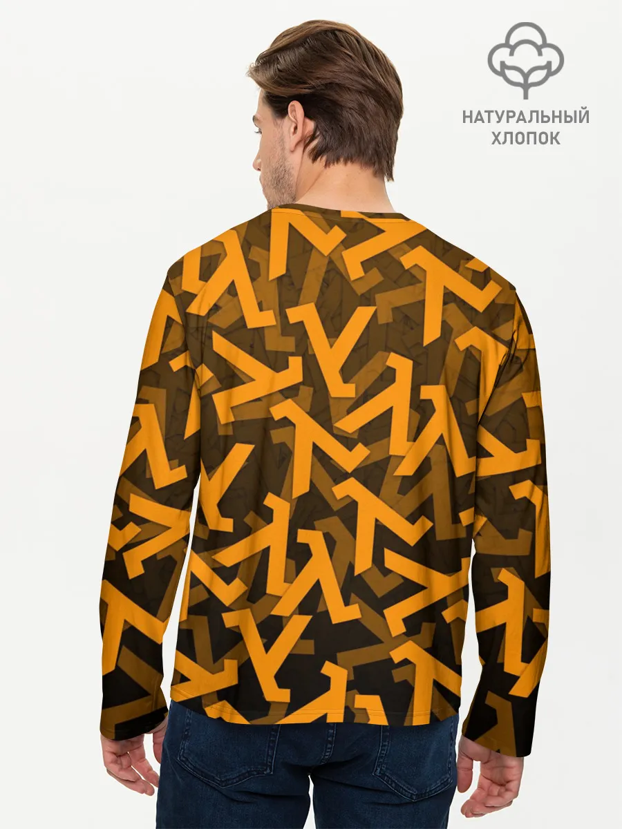 Мужской лонгслив базовый / HALF-LIFE