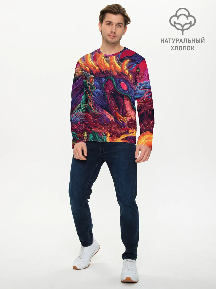 Мужской лонгслив базовый / HyperBEAST
