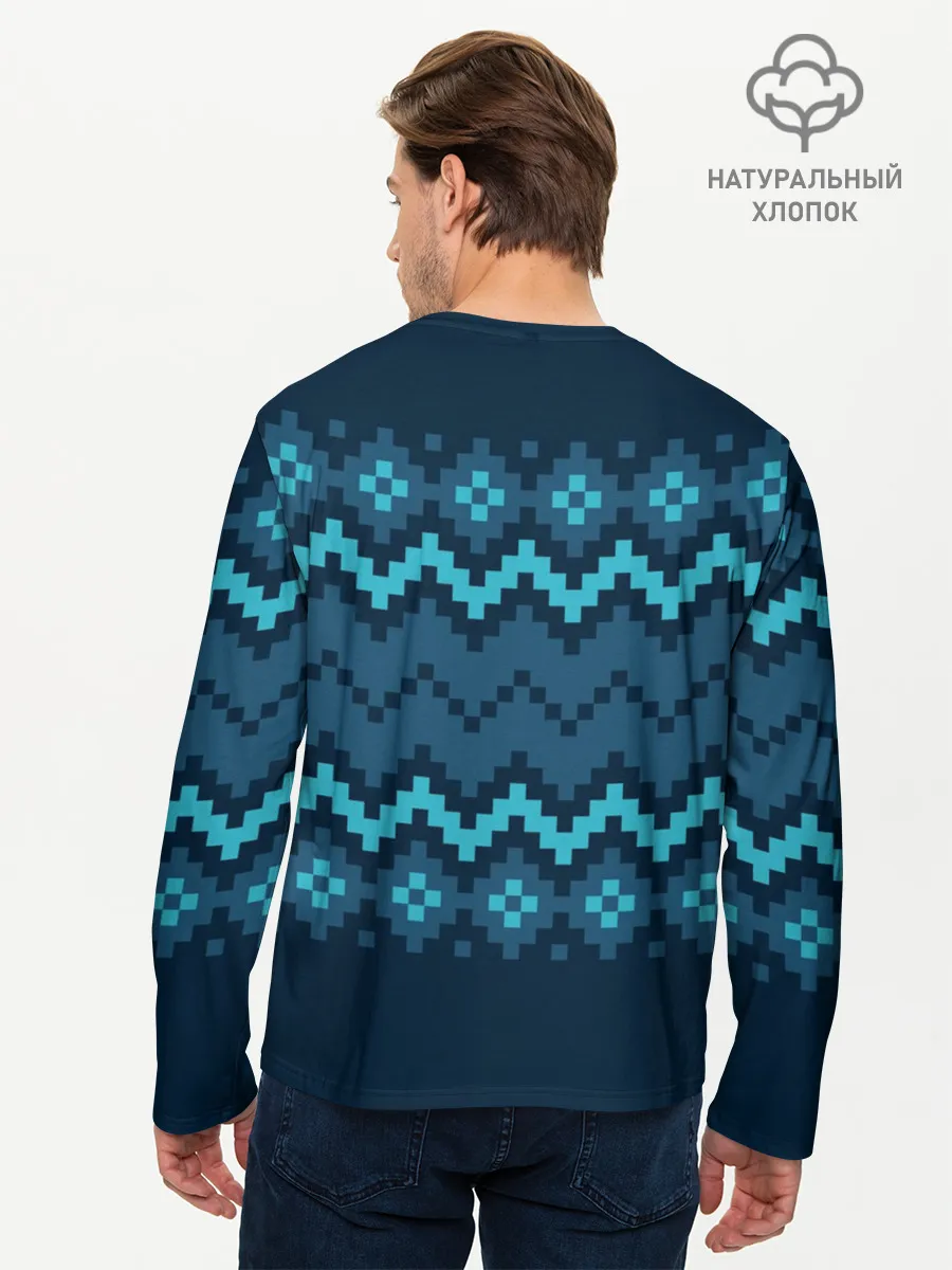 Мужской лонгслив базовый / Марио Санта Клаус